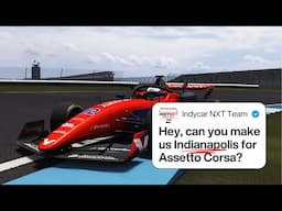 Developing a LIDAR Accurate Indianapolis Motor Speedway for Assetto Corsa