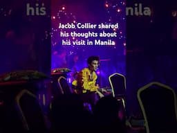 Jacob Collier shared his thoughts about his visit in Manila #jacobcollier #manilaconcert
