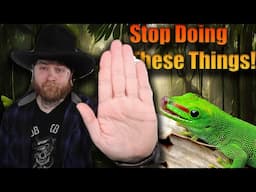 Got A New Reptile? DON'T DO THESE THINGS!