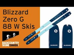 Blizzard Zero G 88 W Skis