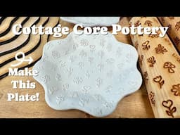 Make a Cottage Core Pottery Plate