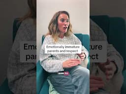 Disrespect and emotional immaturity with parent