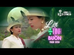 Ngọc Bích | Lời Tình Buồn (Vũ Thành An) | Tình Ca Hải Ngoại