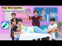 flip the bottle hand Stand  injection punishment | Sui Wala injection Funny video  |  MoonVines