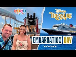 Disney Treasure Cruise Vlog | Embarkation Day on Disney Cruise Line's Newest Ship! | Ep. 1