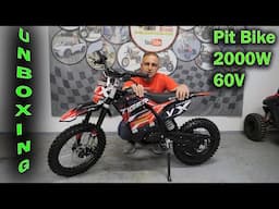 UNBOXING Tiger 2000W 60v Electric Pit Bike + Assembly Instructions