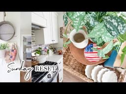 SUNDAY RESET // WEEKLY CLEANING MOTIVATION // CHARLOTTE GROVE FARMHOUSE