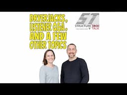 PODCAST with video: Dryerjacks, listener Q&A, and a few other topics