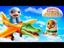 I was Adopted by Tun Tun Tun Sahur and Tralalero Tralala! How to become Bombardiro Crocodilo?!