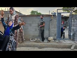 Bita's carelessness, wheelchair fall, Bita's suspicious actions with Mustafa