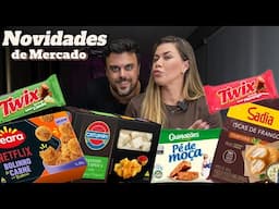 Provando Lançamento de Mercado! Bolinho de Carne, Pé de Moça, Dadinho de Catupiry, Twix, Isca!