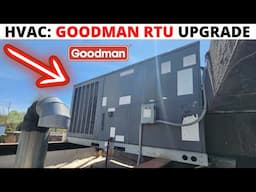 HVAC: Goodman RTU Wire Pull & Parts Upgrade (Thermostat Wire Pull, Honeywell T6 Pro Wifi Thermostat)