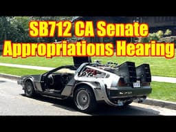 SB 712 - Leno's Law Senate Appropriations Committee Hearing - Classic Car Smog Checks