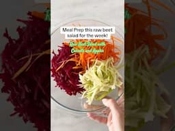 Raw Beet, Carrot and Apple Salad 🫜🥕🍏