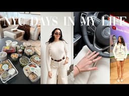 VLOG: days in my life in NYC! full glow up routine, Butterfield market haul, jewelry tour, self care
