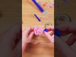 DIY Trend Blumen aus Chenilledraht 🌺 #diyinspiration #pfeifenputzer #frühling