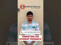 Best Digital Marketing Course in Delhi | Student Testimonial by Chirag 🚀 | Marketing Got
