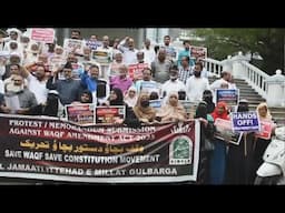 PROTEST MEMORANDUM SUBMISSION AGAINST WAQF AMENDMENT ACT 2025 AS PER GUIDANCE FROM AIMPLB