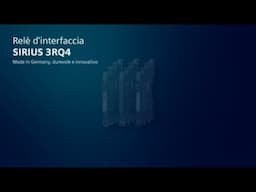 Relè d'interfaccia SIRIUS 3RQ4 - Made in Germany, durevole e innovativo