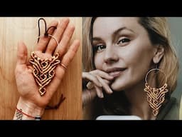 Tutorial Macrame MONO earring