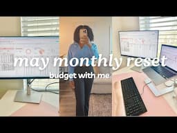 MONTHLY RESET | MAY 2025 BUDGET | Budget With Me | How to Budget for Beginners | MONETS MONEY