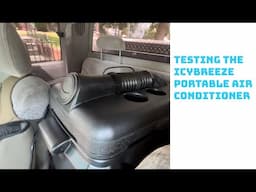 Does the IcyBreeze portable air conditioner work? Test in a pick up truck with no air conditioning
