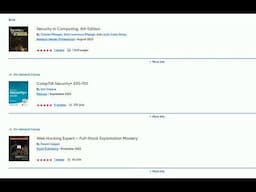 Catalog Ebooks and Course   Hacking and Cybersecurity