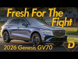 The 2026 Genesis GV70 3.5T AWD is a Worthy Competitor #automobile