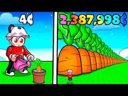 Growing The BIGGEST Garden On Roblox