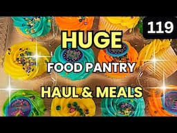 FRUGAL LIVING & Food Pantry Haul 2025 - Food Haul - FOOD BANK - Food Pantry Haul - Budget Meals