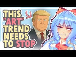This "Art" is an INSULT to Studio Ghibli. || SPEEDPAINT + COMMENTARY