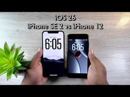 iOS 26 iPhone 12 vs iPhone SE 2 SPEED TEST | iPhone SE 2020 vs iPhone 12 iOS 26 beta 1 - RUBEN TECH
