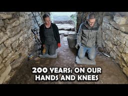 Fully Revealed: A 200 Year Cobbled Floor In Our Old Stone Barn in Ireland
