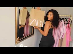 NEW in ZARA Try-On Haul 2024 🩷 Feminine Wardrobe
