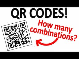 How do square barcodes work? How many combinations are possible?