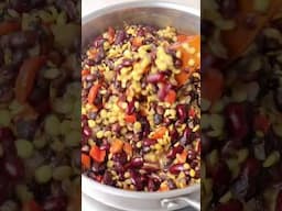 Easy Lentil Marinara Chili ♥️ #chili #plantbased #easyrecipe