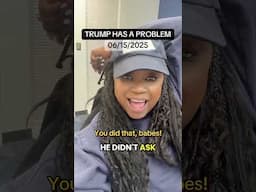 Trump has a problem