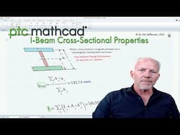 PTC Mathcad - Moment of Inertia, etc tor various I & T-Sections