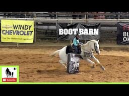 Junior Barrel Racing - 69th Okmulgee Roy LeBlanc Invitational Rodeo 2024 | Friday