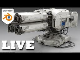 Creating a Scifi Space cannon in Blender