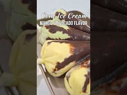 Cone Ice Cream #MangoConeIceCream  #shorts #AvocadoConeIceCream #ConeIceCream  #HomemadeIceCream
