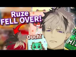 Ruze FELL OVER HIS CHAIR when he was roleplaying in 3D!【Holostars EN | Crimzon Ruze】