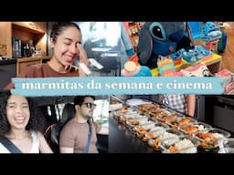 CHOREI NO CINEMA + MARMITAS DA SEMANA E DIA DE BELEZA EM CASA | JULIANA LOUISE