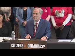 Texas Gov. Greg Abbott pushes for bail reform during Houston visit