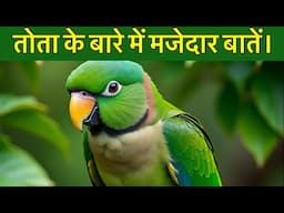 Facts About Parrots in Hindi : जानिए तोते के बारे में हैरान करने वाले 20+ रोचक तथ्य