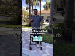 Rollator Safety: Navigating Curbs Like a Pro! ⭐️