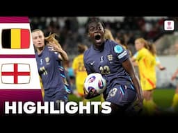 Belgium vs England | Highlights | UEFA Women's Nations League 08-04-2025