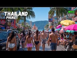 Walking in Phuket Thailand 🇹🇭  Banzaan Market to Bangla Road 🌴 Phuket Day Vibes in 4K HDR