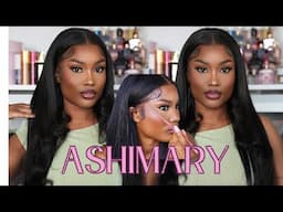 ⏰UNDER 15 MINUTE INSTALL!! Natural Looking Yaki Straight WIG. ft  Ashimary Hair