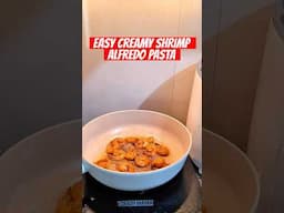 Creamy Shrimp Alfredo Pasta  | Easy & Delicious Seafood Pasta at Home #shrimpalfredo  #pastarecipe